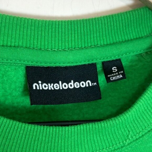 Nickelodeon SpongeBob SquarePants Christmas Sweater Size Small- Green Holiday - Picture 4 of 5